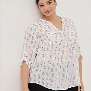 Torrid Dog Blouse